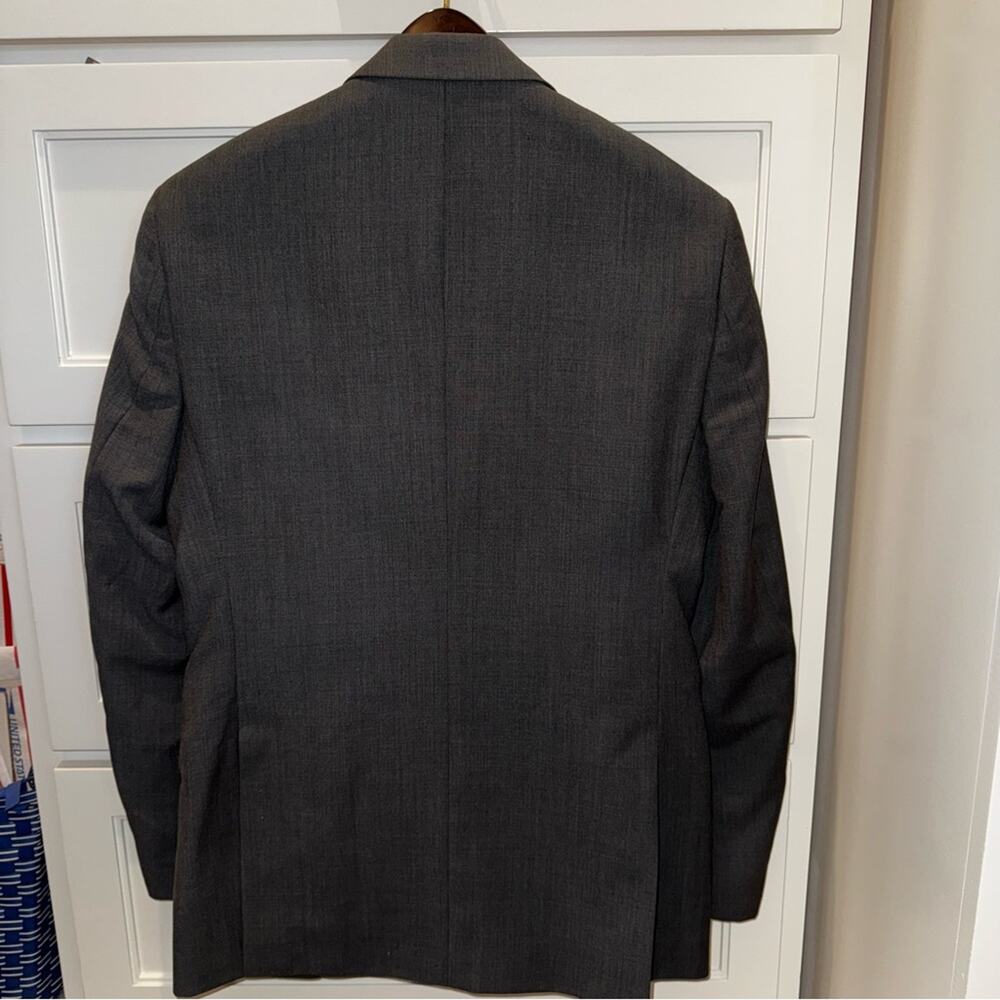 Pronto Uomo The Men's Warehouse Modern Fit Wool Blend Suit Charcoal Gray 36R - Picture 7 of 16